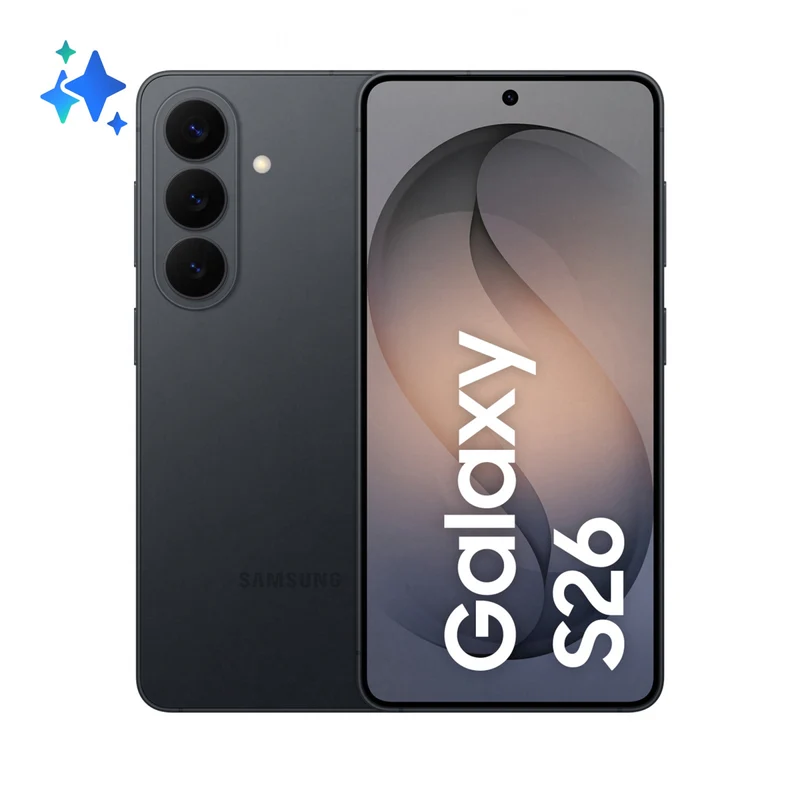 Samsung Galaxy S26 Smartphone 5G, 6.3" Dynamic AMOLED 2X, Exynos 2600, 12 GB RAM, 256 GB, Tripla Camera 50 MP, 4300 mAh, Android 16, Nero