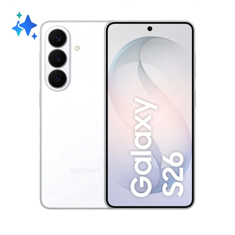 Samsung Galaxy S26 Smartphone 5G 6.3" 256GB RAM 12GB Tripla Camera 50MP Android 16 Bianco