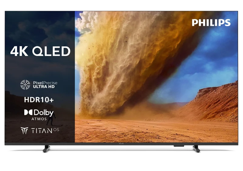 Philips Smart TV QLED 43PUS7810 43" 4K UHD, Titan OS, Dolby Atmos, HDR10, Wi-Fi, Nero