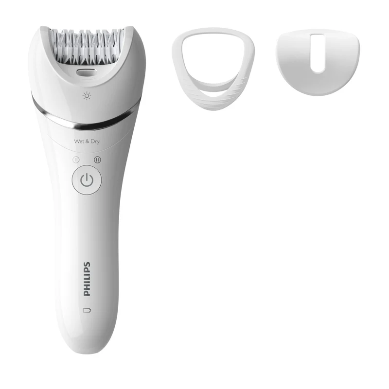 Philips Epilatore Serie 8000 BRE700/00 32 pinzette Wet & Dry Argento