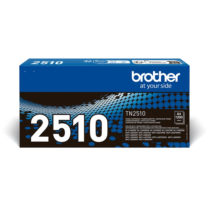 Brother TN-2510 Toner Originale Nero 1200 Pagine per Stampanti MFC DCP HL