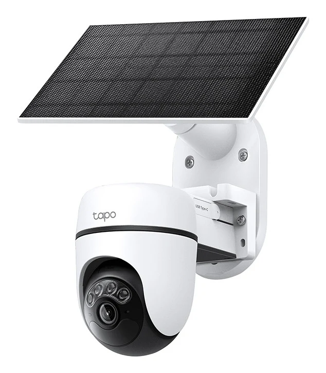 TP-Link Tapo TC90 KIT Telecamera di Sicurezza IP Pan/Tilt 2K 3MP con Pannello Solare, Wi-Fi, IP65, Visione Notturna, Audio Bidirezionale, MicroSD fino a 512 GB