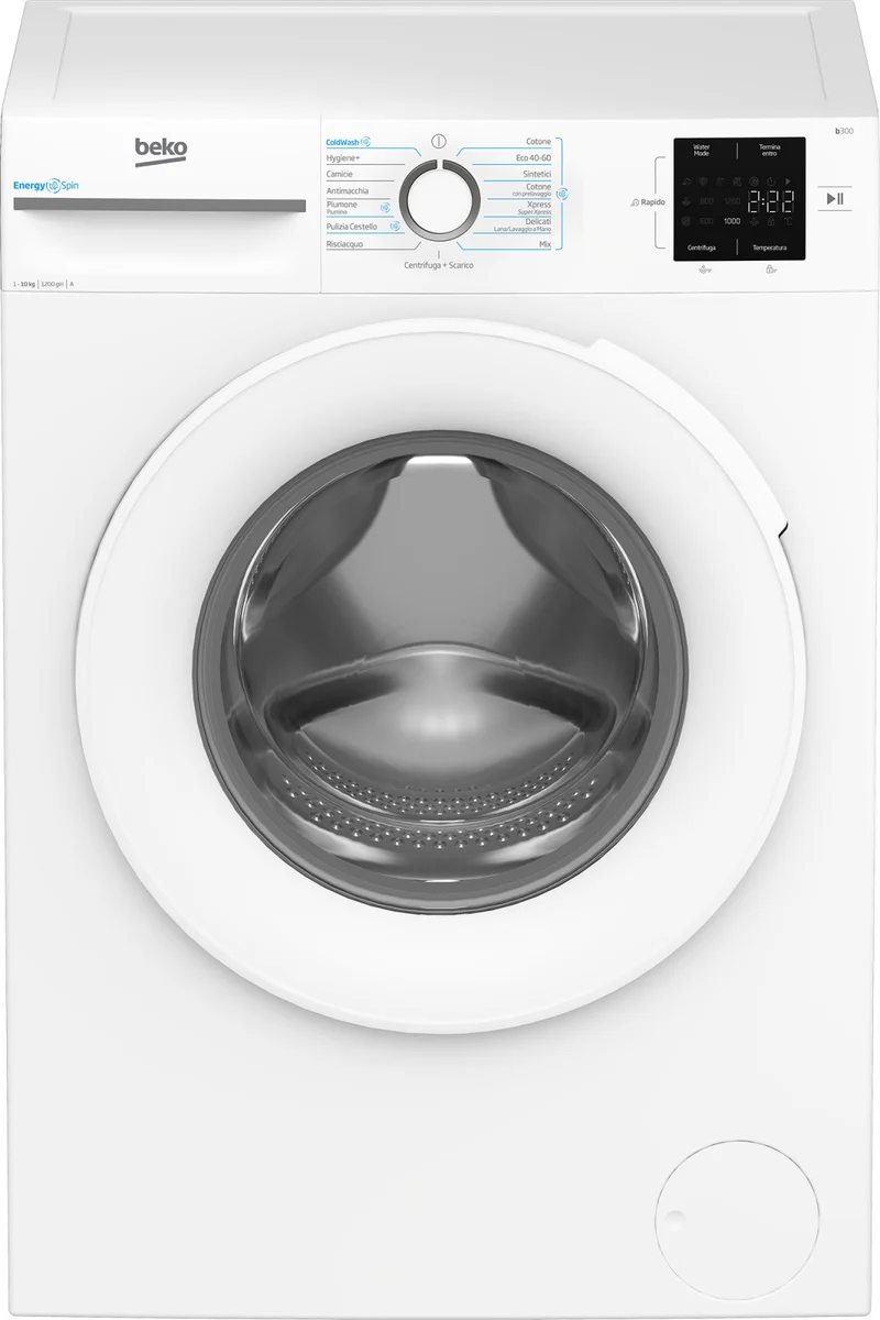 Beko BMWU31021W Lavatrice 10 kg Classe A 1200 giri/min Carica Frontale Bianca
