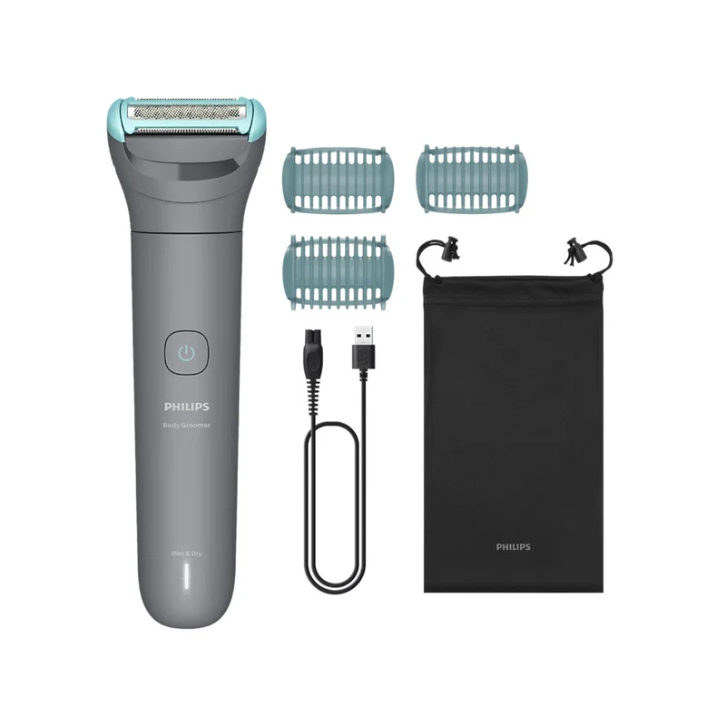 Philips Bodygroomer BG3485/15 Rifinitore Corpo Wet&Dry Grigio con Pettini