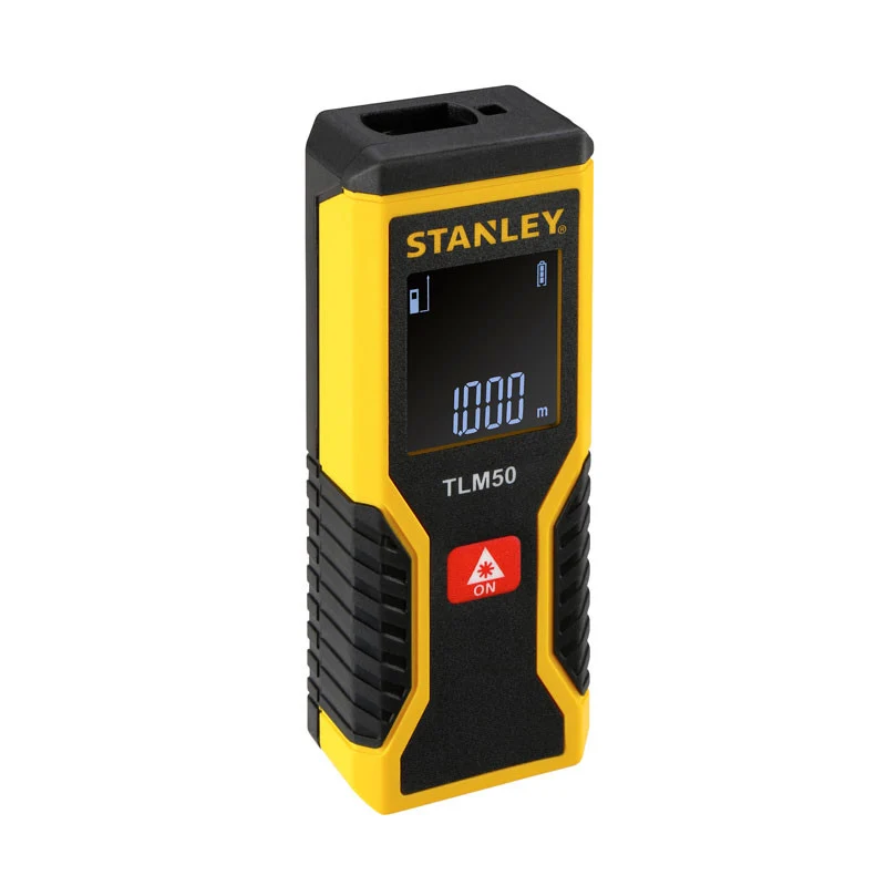 Stanley TLM50 Distanziometro Laser 15m Nero Rosso Giallo Misuratore Distanze