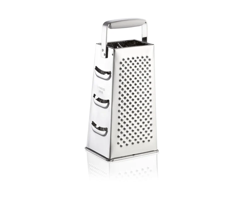 Leifheit Grattugia Verticale Quattro Lati in Acciaio Inox - Utensile da Cucina