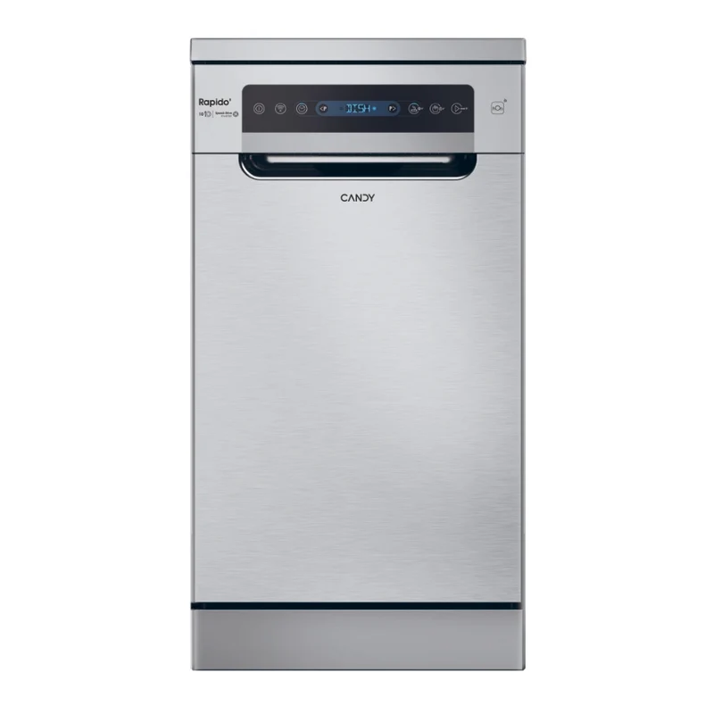 Candy Lavastoviglie Rapidò CF0C7SB0FX 45cm 10 coperti Libera installazione Inox