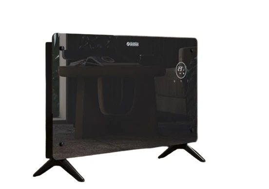 Olimpia Splendid Stufa Elettrica Convezione CALEO GLASS WIFI 99238 Nero 2000W Wi-Fi