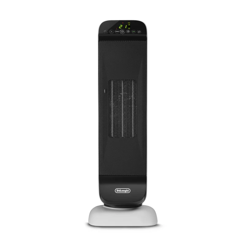 De'Longhi HFX25S20 Riscaldatore Ceramico 2000W Timer 24h Nero per Ambienti 60m³