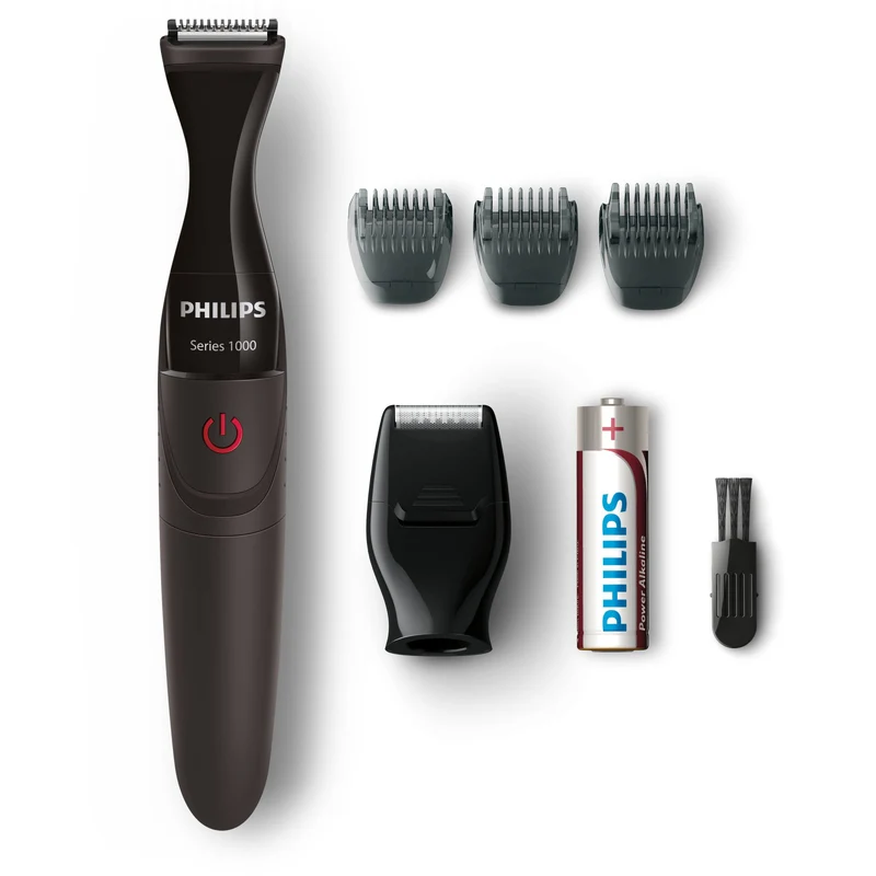 Philips Regolabarba di Precisione MG1100/16 Nero Lavabile 4 Lunghezze 1-5 mm