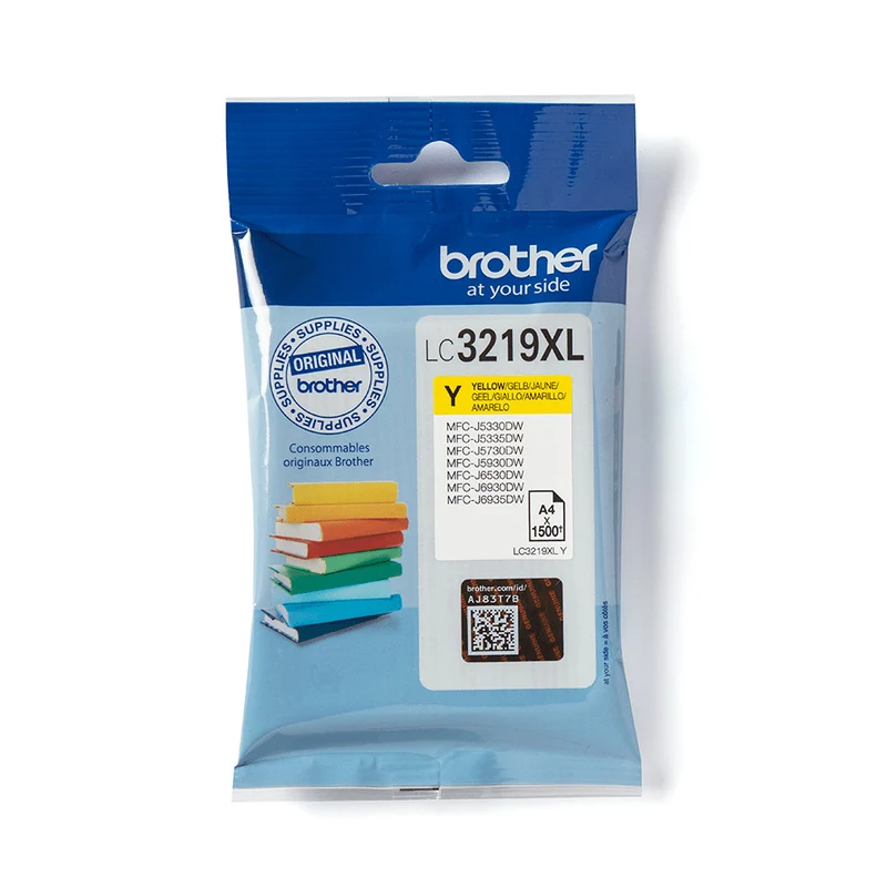 Brother Cartuccia LC3219XLY Giallo Originale 1500 pagine per MFC-J5330DW/J5730DW