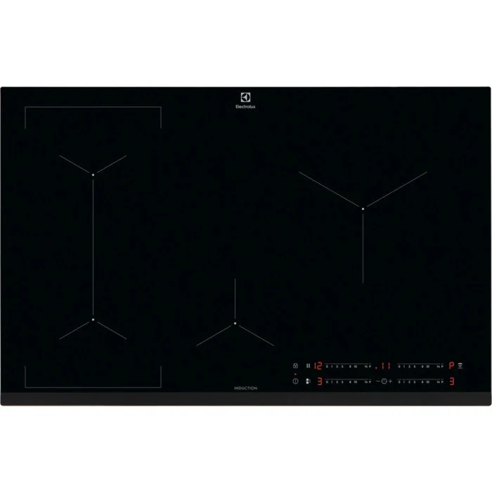 Electrolux EIL83443 Nero Induzione 4 Fornelli Vetro-ceramica