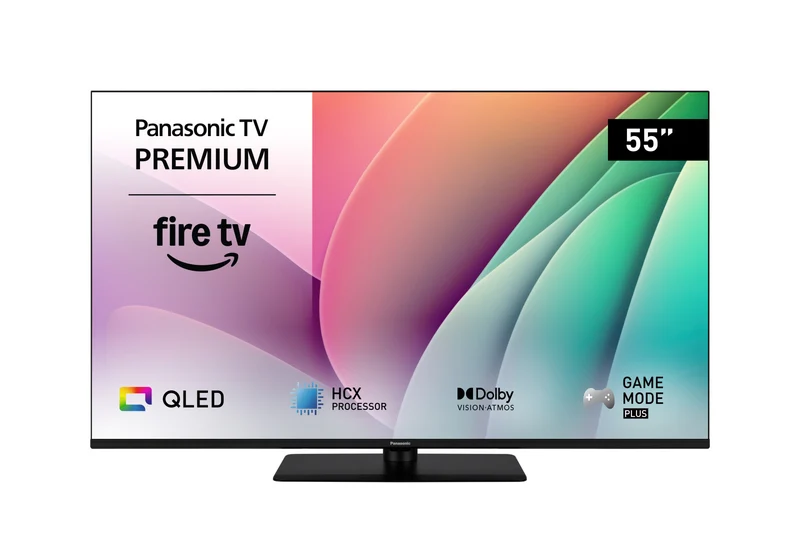 Panasonic Smart TV 55" 4K QLED Fire TV Nero - Televisore Ultra HD Wi-Fi Bluetooth