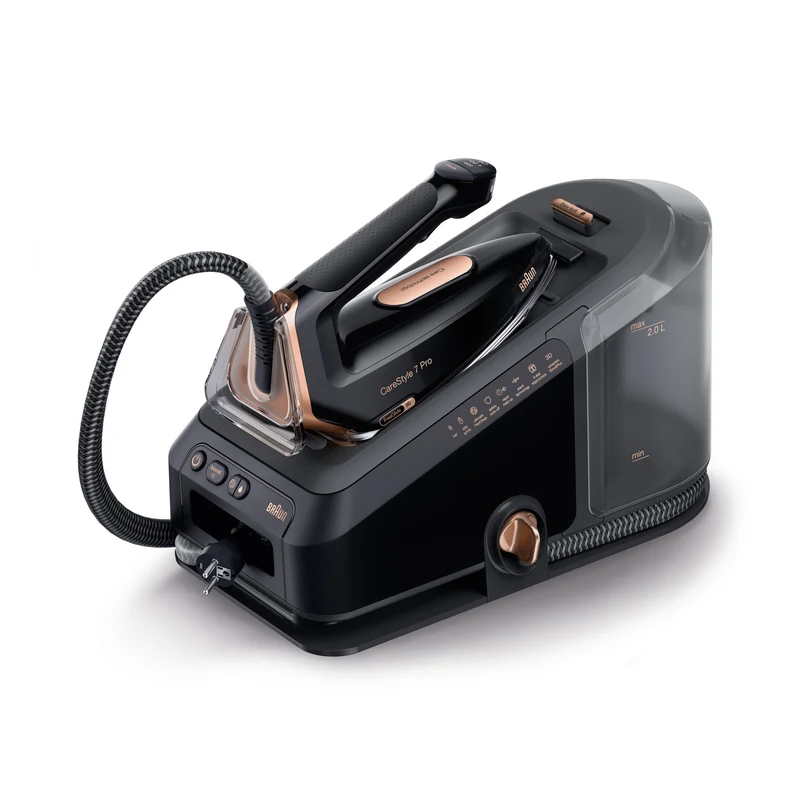 Braun CareStyle 7 Pro IS7286 Ferro da Stiro con Caldaia 2700W 8 bar Nero EloxalPlus