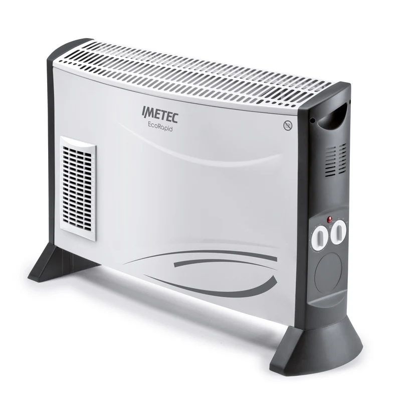 Imetec Eco Rapid TH1-100 Stufa Elettrica 2000W 4 Temperature Bianco Basso Consumo