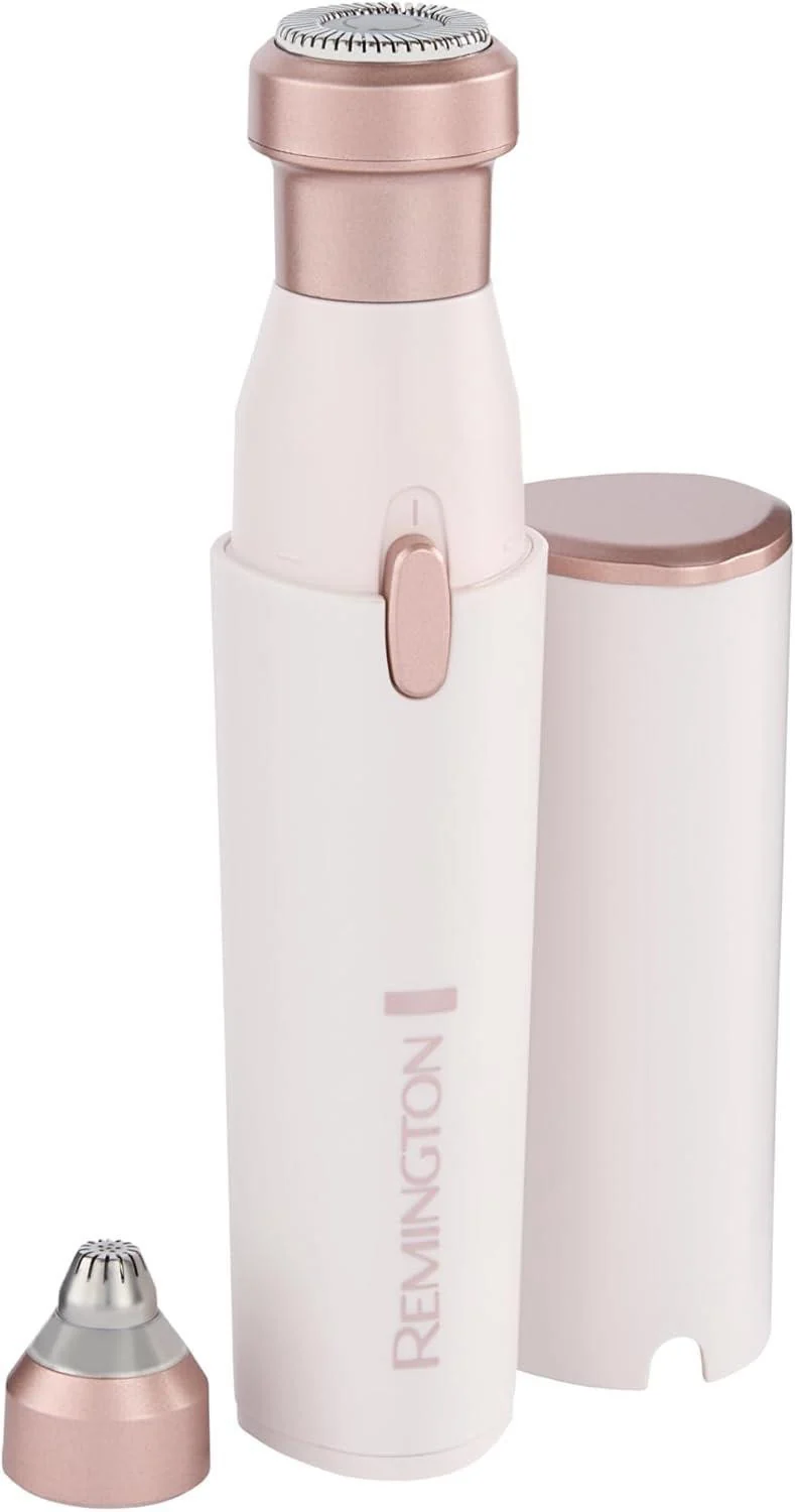 Remington BareMe WFS200 Trimmer Viso 2-in-1 con Luce LED e Testine Ipoallergeniche