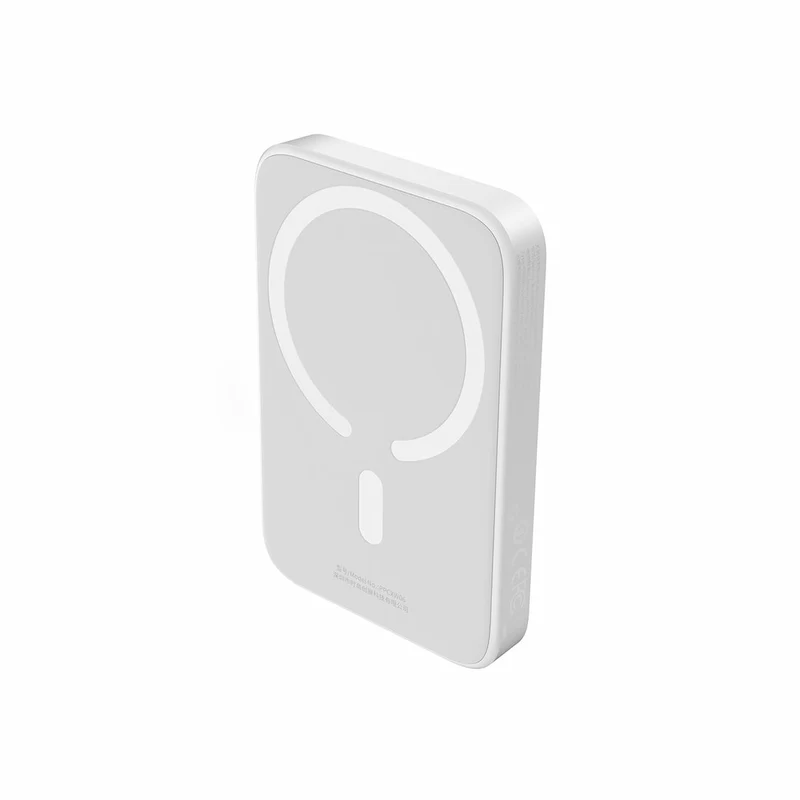 Baseus Power Bank 6000mAh Ricarica Wireless 20W MagSafe Bianco USB-C Ricarica Rapida