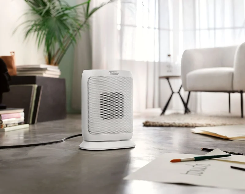 De'Longhi HFXR40T20WB Termoventilatore Ceramico 2000W Bianco con Telecomando