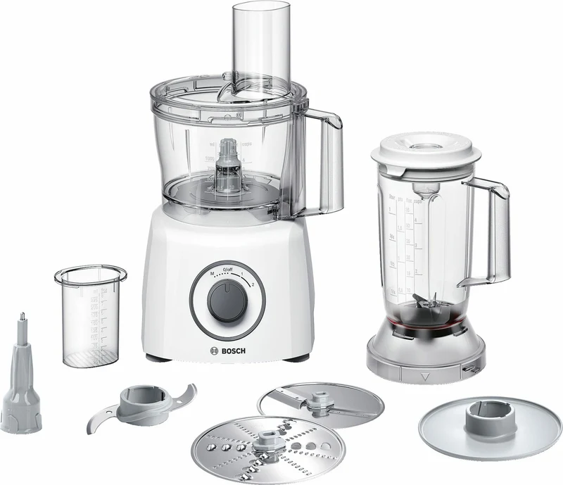 Bosch MultiTalent 3 Robot da Cucina 800W 2,3L Bianco 2 Velocità 3 Dischi MCM3200W