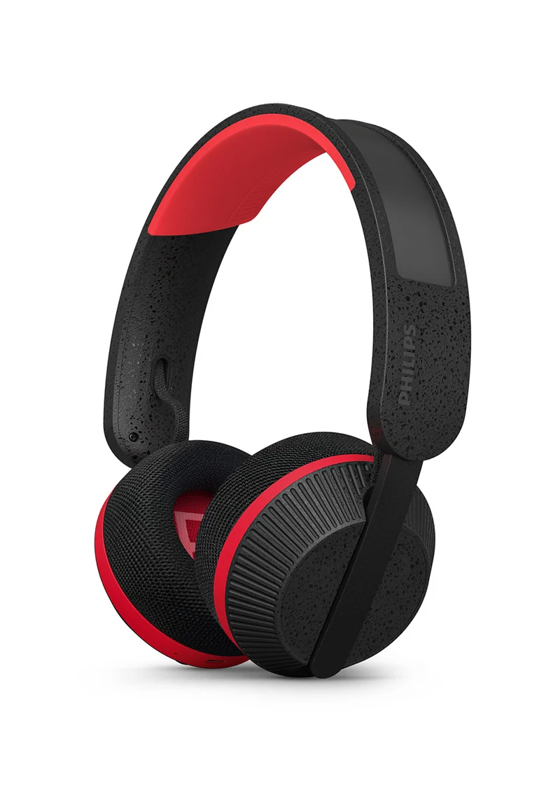 Philips Cuffie Wireless A Padiglione TAA6219BK00 Serie 6000 Nero Rosso Bluetooth 5.4
