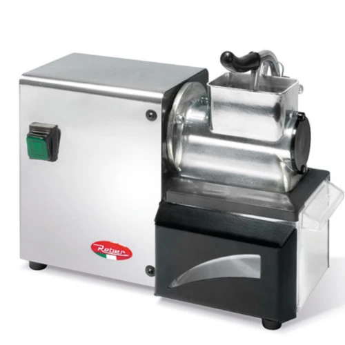 Reber 10053 N Grattugia Elettrica in Acciaio Inox Nero 200W per Formaggio e Pane
