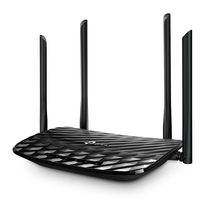 TP-Link Router Wireless AC1200 Dual-band Gigabit Ethernet 5 porte LAN Nero