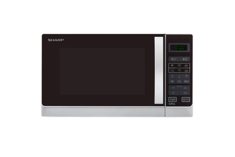 Sharp R742INW Forno Microonde con Grill 25L 900W Argento Controllo Touch