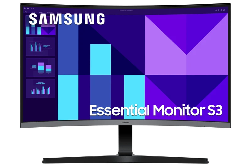 Samsung Monitor 27 Pollici Curvo Full HD 100Hz VA Nero - PC Gaming Ufficio