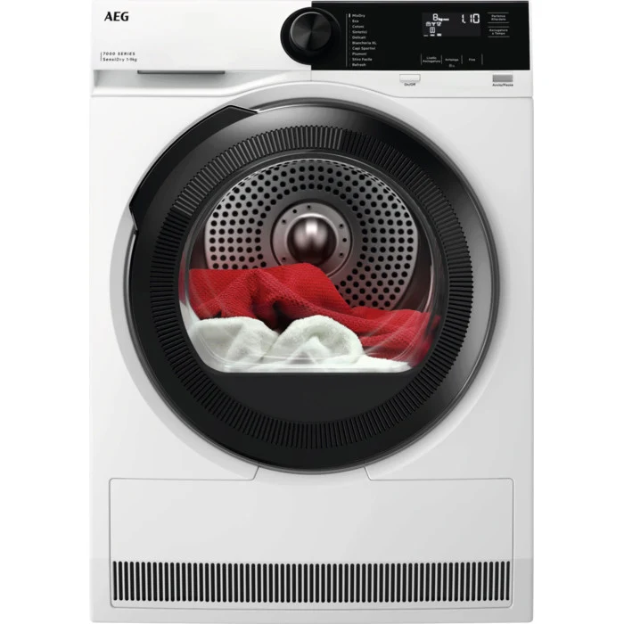 Asciugatrice AEG Serie 7000 TR7HE9C Pompa di Calore 9 kg Libera Installazione Bianco