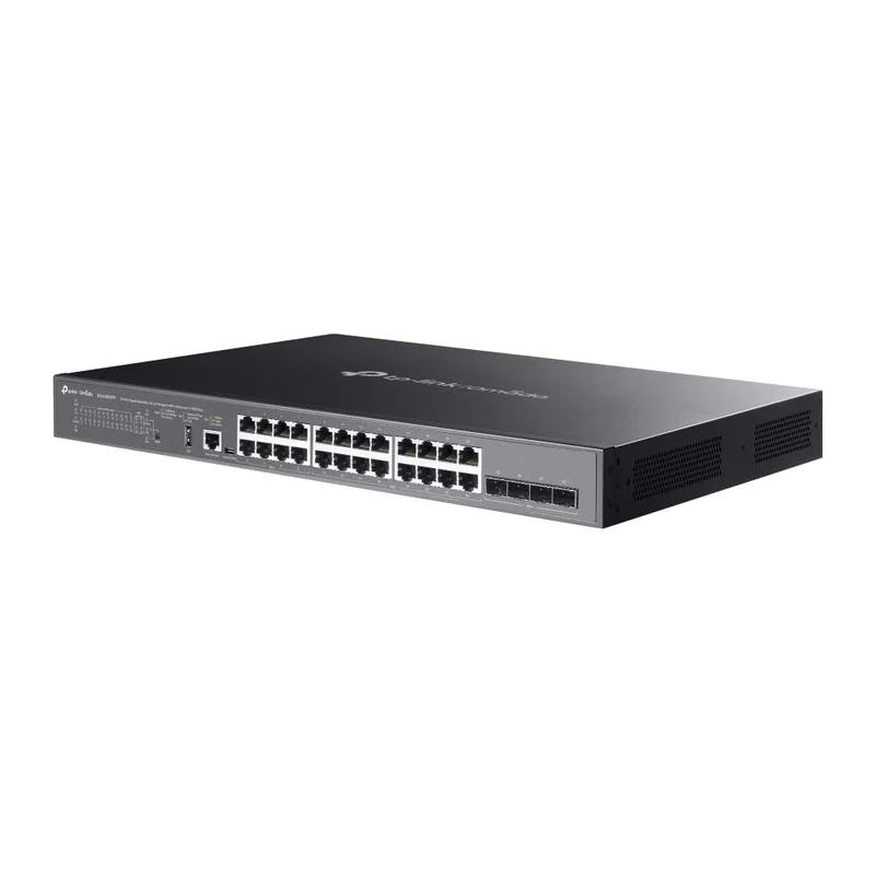 TP-Link Omada SG5428XMPP Switch Gestito L3 24 Porte Gigabit PoE++ 500W 4 Slot SFP+ 10G Impilabile Rack