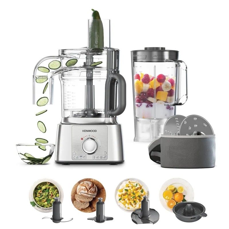 Kenwood Robot da Cucina MultiPro Express FDP65.590SI 3L 1000W Argento