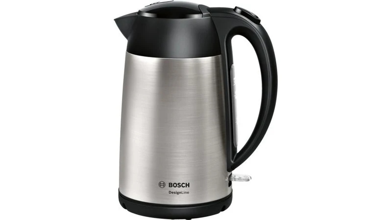 Bosch TWK3P420 Bollitore Elettrico 1,7 L Acciaio Inox Nero 2400 W DesignLine