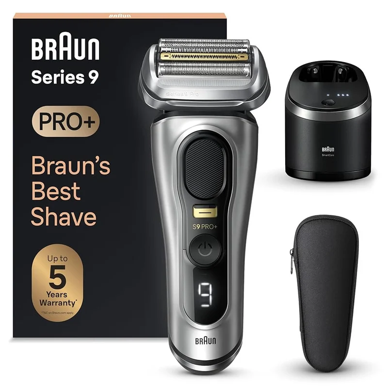 Braun Series 9 PRO+ Rasoio Elettrico Impermeabile con Tecnologia Pro SensoAdapt