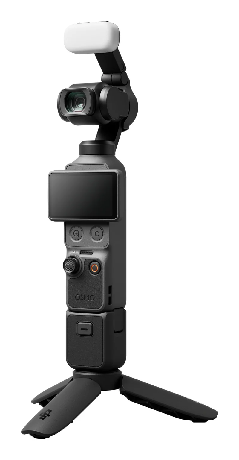 DJI Osmo Pocket 4 Creator Combo Fotocamera Gimbal Tascabile, Sensore CMOS 1", 4K/240fps, 37 MP, Stabilizzazione 3 Assi, 107 GB, Nero