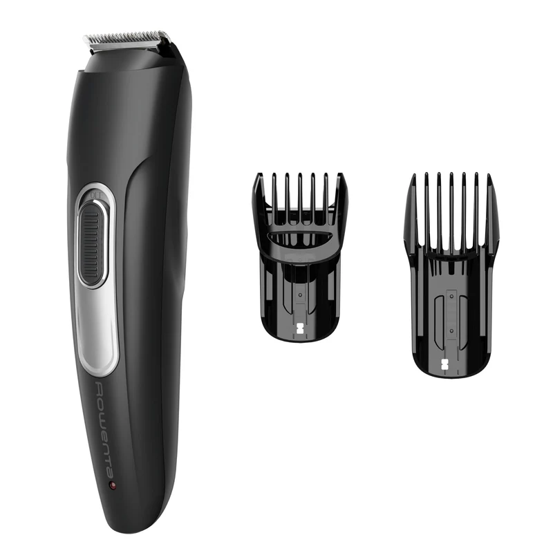 Rowenta Stylis TN2804E0 Tagliacapelli Barba Nero Argento Lame Autoaffilanti 90min
