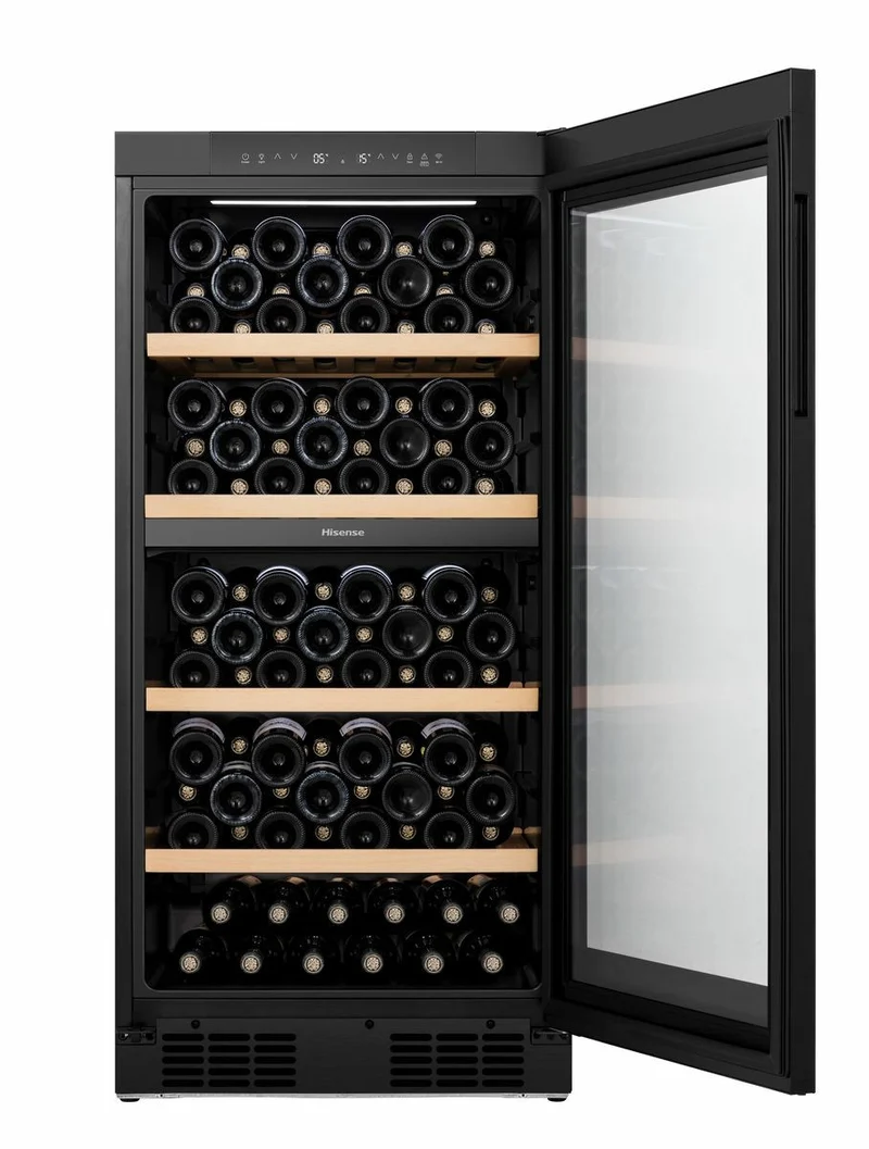 Hisense RW3N230GELF Cantinetta Vino 108 Bottiglie Compressore Libera Installazione Nero Wi-Fi
