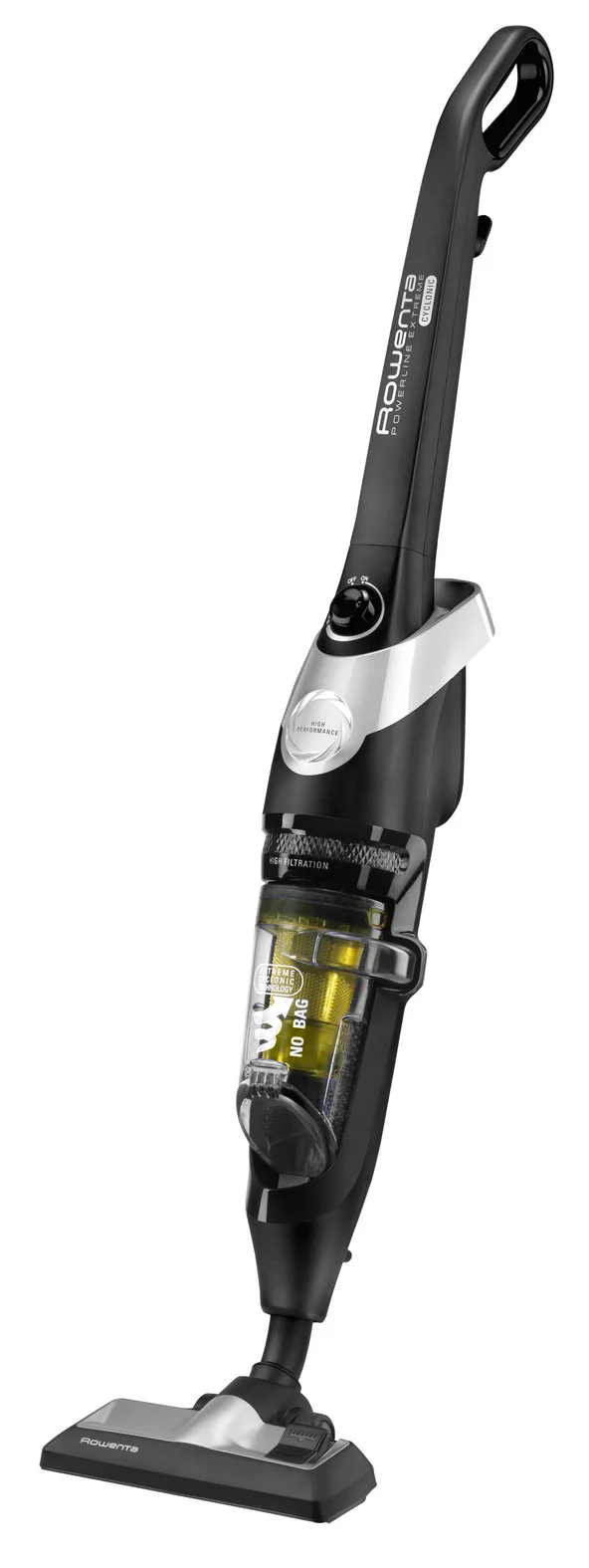 Rowenta RH8155 Scopa Elettrica con Filo Senza Sacco Ciclonica 750W 0,9L