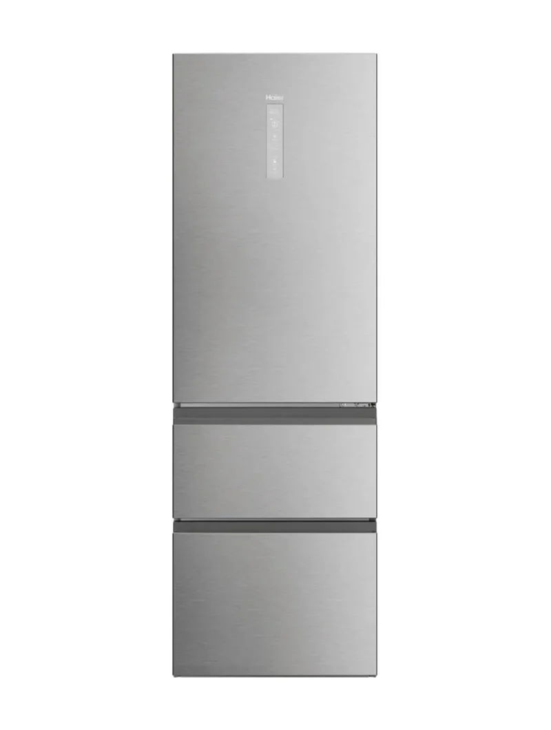 Haier Frigorifero Combinato HTW 3618DNMG 360L 185x59,5x66,7 cm Acciaio Inossidabile Classe D