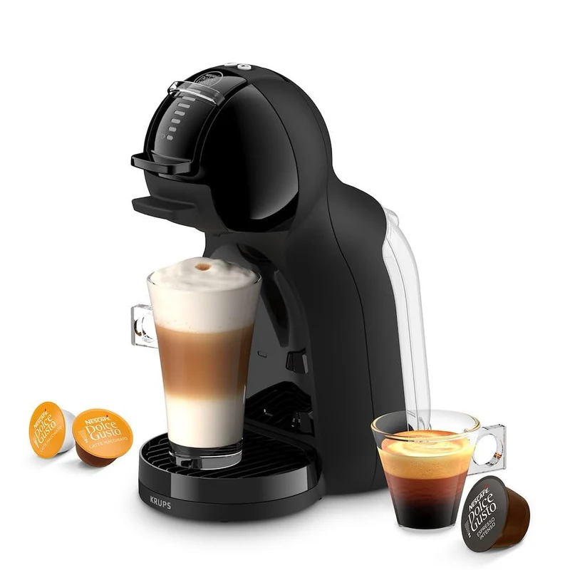 Krups Mini Me KP1438AS Macchina da Caffè a Capsule Nescafé Dolce Gusto, 15 Bar, 0,8 L, 1600 W, Nero