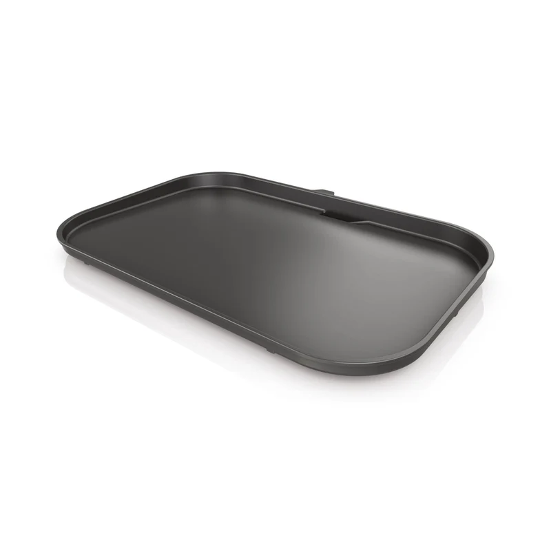 Ninja Piastra Liscia Woodfire XL XSKOGXLFPLTEU, Compatibile OG850/OG901, Antiaderente Ceramica, 45x31 cm, Nero