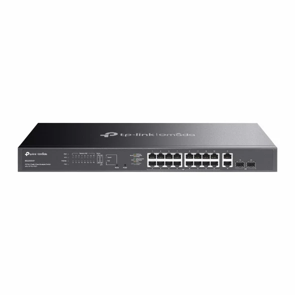 TP-Link ES220GMP Switch di Rete Gestito Gigabit 18 Porte PoE+ 250W Cloud Nero