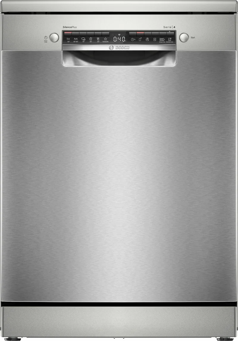 Bosch Lavastoviglie Serie 4 SMS4EMI06E 60cm 14 Coperti Libera Installazione Acciaio
