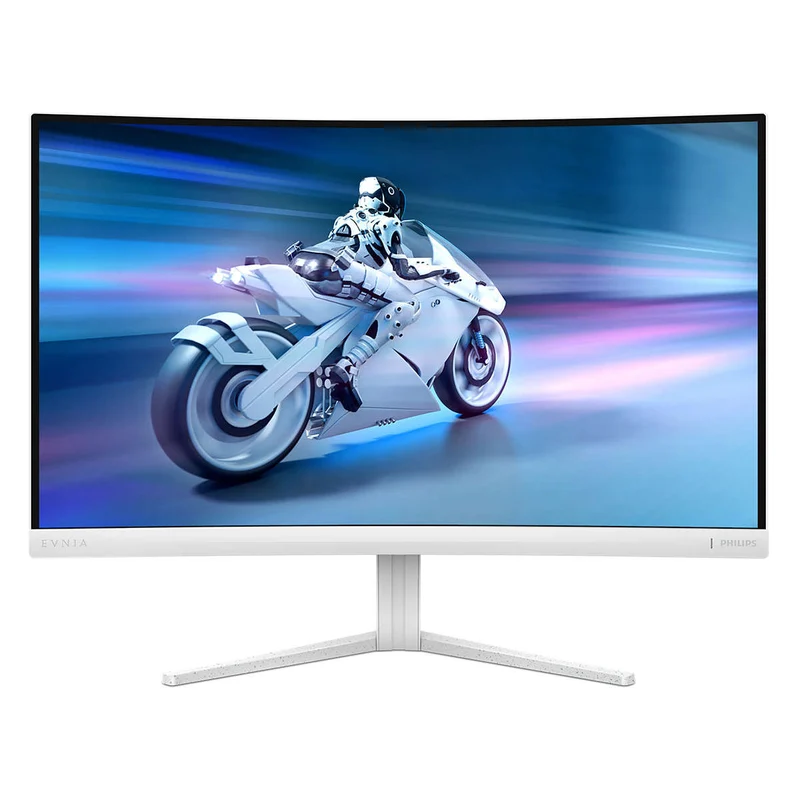 Philips Evnia 27M2C5201L00 Monitor Gaming 27" Curvo Full HD 180Hz VA HDR10 Bianco