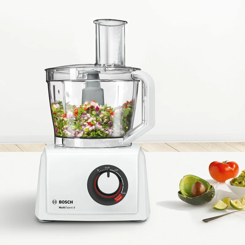 Bosch Robot da Cucina MultiTalent 8 MC812W501 Bianco 1000W Capacità 3,9L