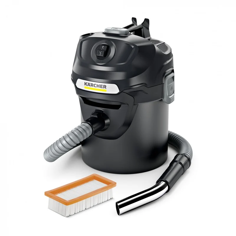 Kärcher AD2 Aspirapolvere e Aspiracenere Ignifugo 14L 600W Nero