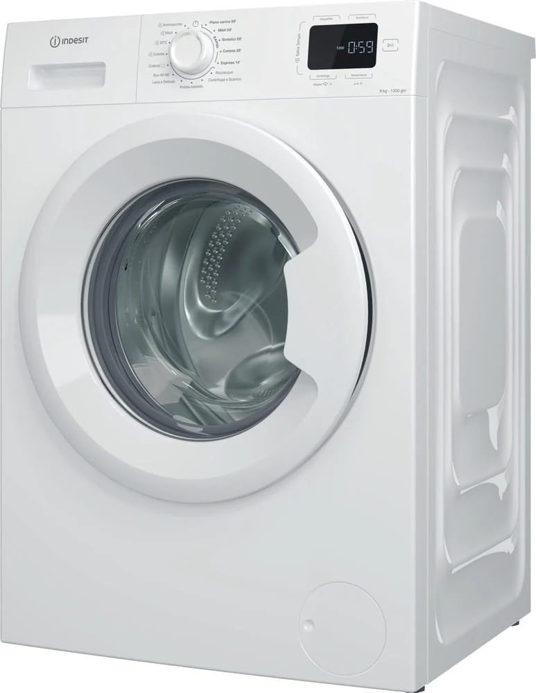Indesit Lavatrice 9kg Carica Frontale 1200 Giri Libera Installazione Bianca IM 962
