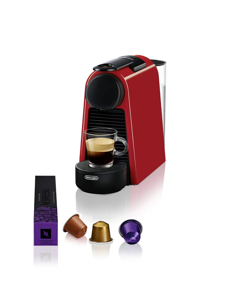 Nespresso DeLonghi Essenza Mini EN85R Macchina Caffè Compatta Ruby Red