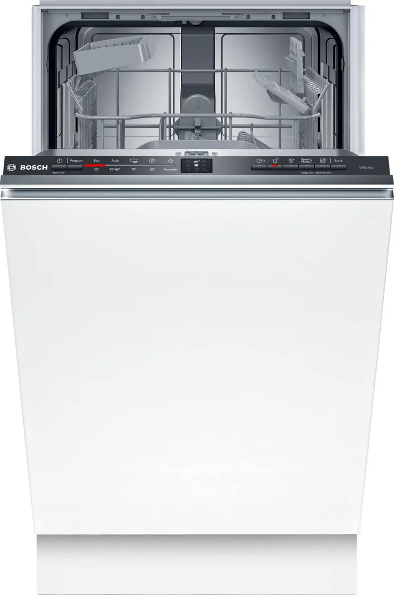 Bosch SPV2HKX02E Lavastoviglie da Incasso Serie 2, 44,8 cm, 10 Coperti, Classe D, Wi-Fi, 46 dB