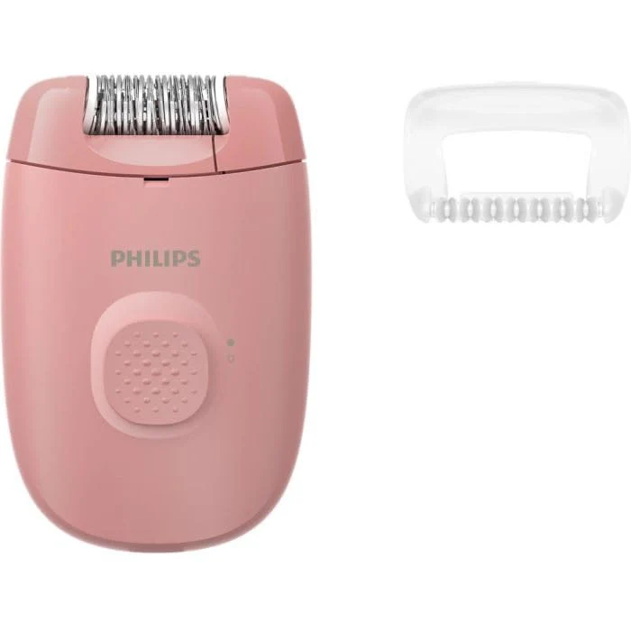 Philips Epilatore Elettrico Serie 2000 BRE227/00 - Rosa, Corpo, 2 Velocità, Pelle Liscia fino a 4 Settimane