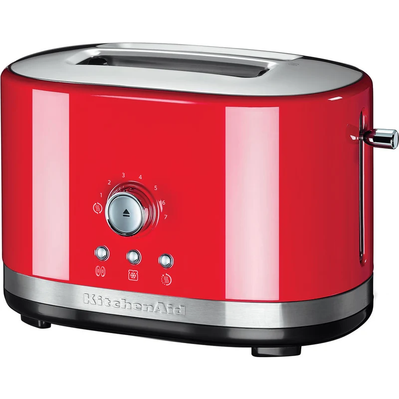 KitchenAid Tostapane 5KMT2116 2 Fette Rosso Metallo 7 Livelli Doratura 1200W